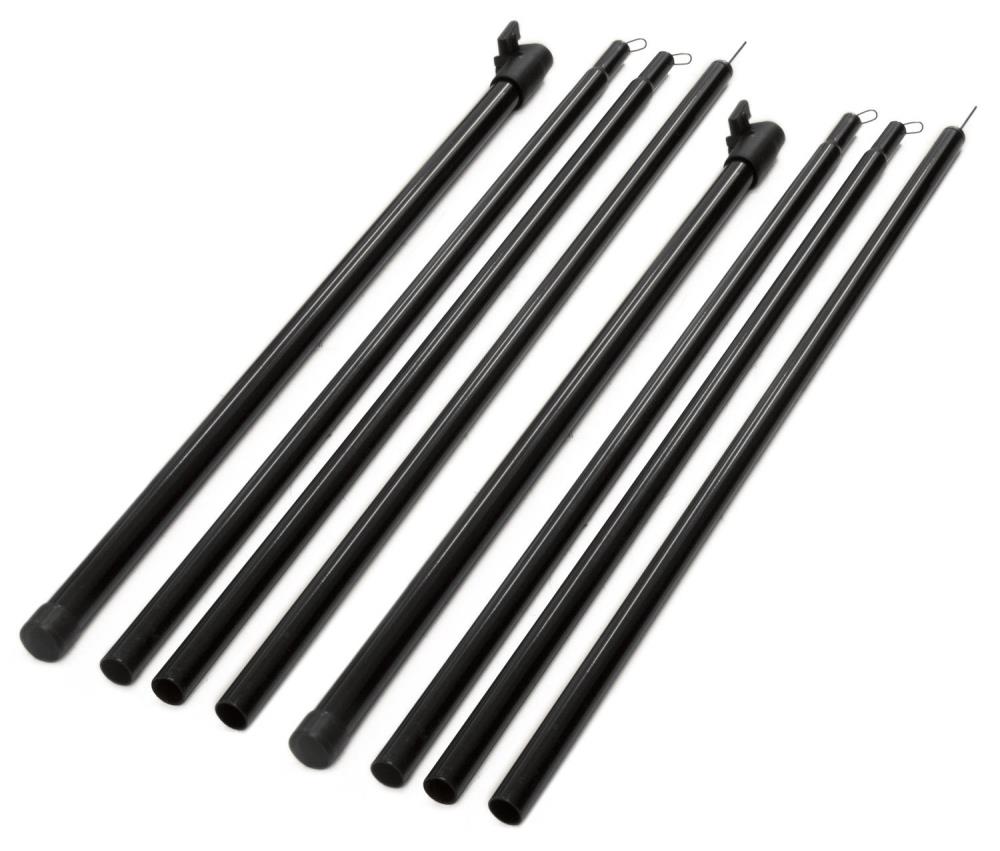 Universal Telescopic Tent Poles Two-piece Adjustable Bars Height about 2 meter 