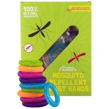 10 x Andes Mosquito & Insect Repellent Wrist Band Bracelets Natural & Deet Free