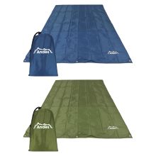 Andes Waterproof Multi Purpose Camping Tarpaulin Sheet Cover with Steel Pegs