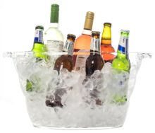 Andes 12L Acrylic Ice Bucket/Drinks Cooler