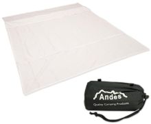 Andes Polycotton Camping/Hiking Double Sleeping Bag Liner Inner Sheet