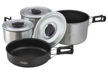 Andes 4pc Non Stick Camping Cook Set