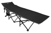 Andes Folding Single Camp Bed, Lightweight & Portable with Carry Bag & Pocket